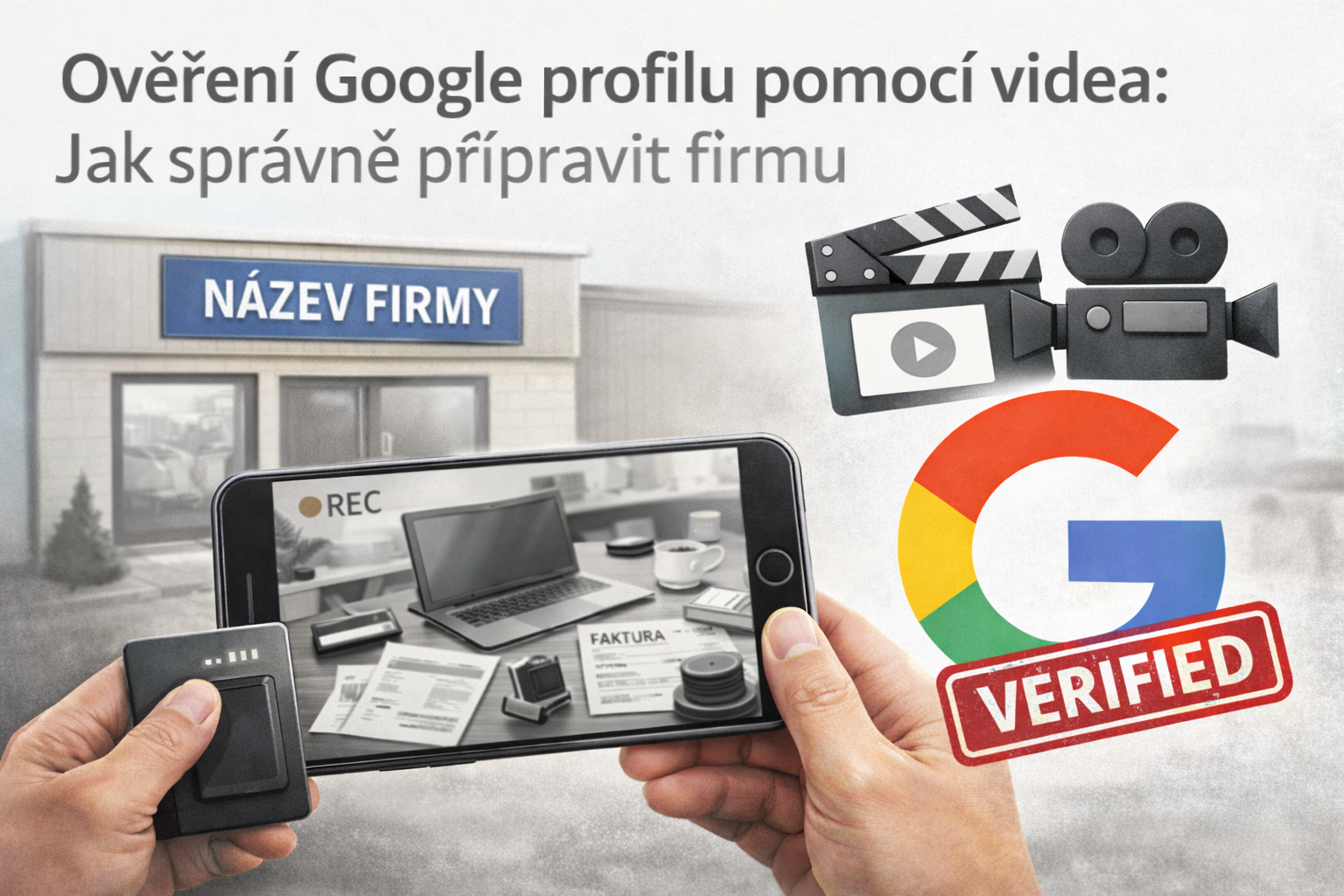Ověření Google profilu pomocí videa: Jak správně připravit firmu krok za krokem